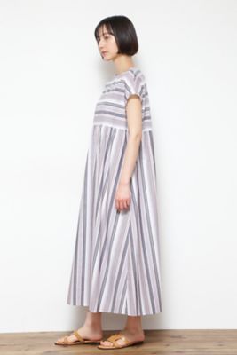 ◆マルチストライプワンピース（０７７２２４０７０１）