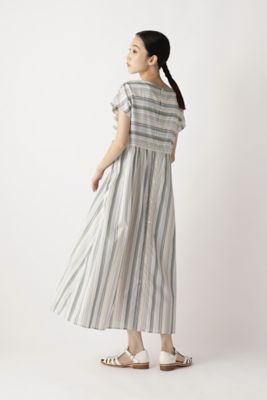 ◆マルチストライプワンピース（０７７２２４０７０１）
