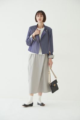 ◆５ｅ・布帛ドッキングニットワンピース（０７７２２４７９００）