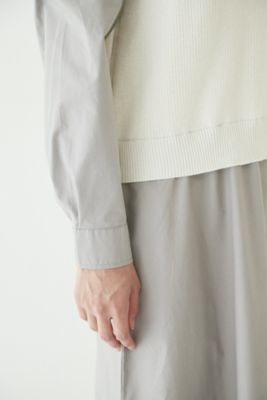 ◆５ｅ・布帛ドッキングニットワンピース（０７７２２４７９００）