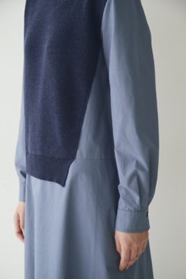 ◆５ｅ・布帛ドッキングニットワンピース（０７７２２４７９００）