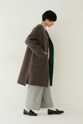 ◇ウールリバーコート（0772251101） | human woman (Women
