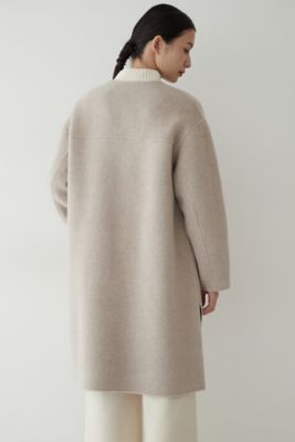 ◇ウールリバーコート（0772251101） | human woman (Women