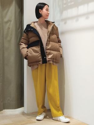 ◇バイカラーダウンコート（0772251102） | human woman 