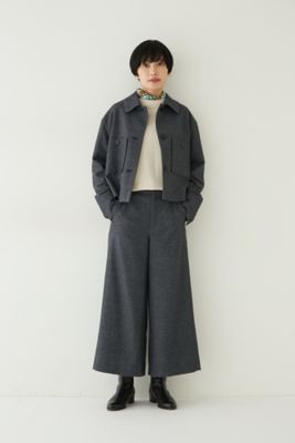 ◆セミ梳毛ツイルブルゾン（０７７２２５５００１）