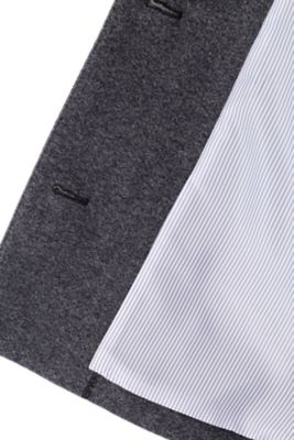 ◆セミ梳毛ツイルブルゾン（０７７２２５５００１）