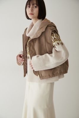 ◆≪ａｒｒｉｖｅ　５ｅ≫スリーブレスブルゾン（０７７２２５５００７）