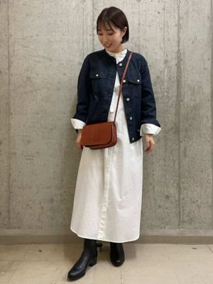 ◆反応染デニムブルゾン（０７７２２５５９０１）