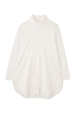 ◆布帛ドッキングタートルネックカットソー（０７７２２６０００２）