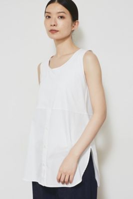 ＜human woman (Women)＞布帛ドッキングノースリカットソー（０７７２２６０８０６）