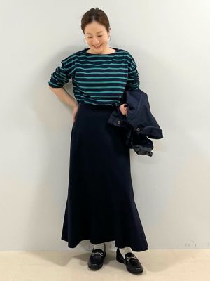 ◆ボーダーカットソー（０７７２２６０９０２）