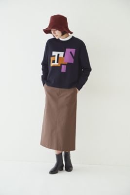 ◆オーガニックコットンモックネックカットソー（０７７２２６０９０６）