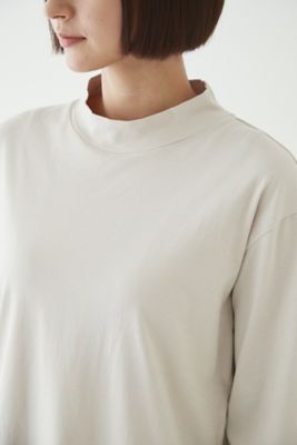 ◆オーガニックコットンモックネックカットソー（０７７２２６０９０６）