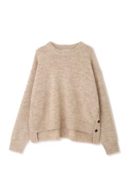 ◆リサイクルコットン混モヘヤニット（０７７２２７００１８）