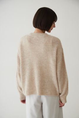 ◆リサイクルコットン混モヘヤニット（０７７２２７００１８）