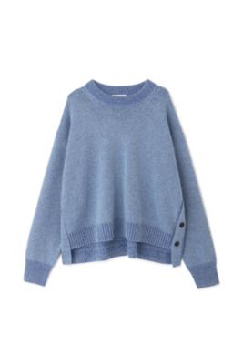 ◆リサイクルコットン混モヘヤニット（０７７２２７００１８）