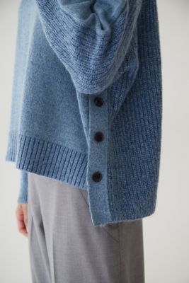◆リサイクルコットン混モヘヤニット（０７７２２７００１８）