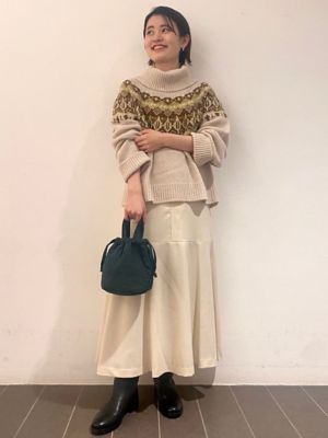 ◆求心柄ニット（０７７２２７００２１）