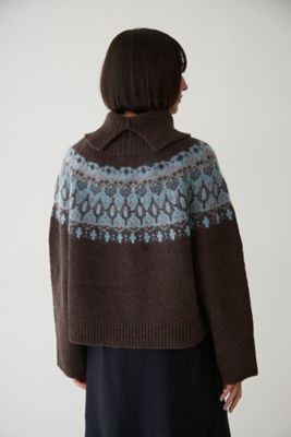 ◆求心柄ニット（０７７２２７００２１）