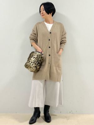 ◆フォックスウールカーディガン（０７７２２７０１０１）