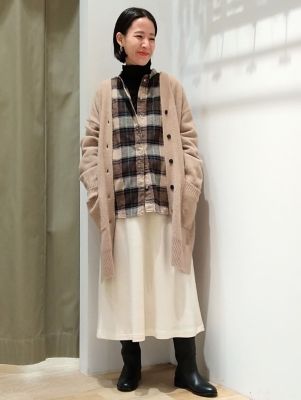 ◆フォックスウールカーディガン（０７７２２７０１０１）