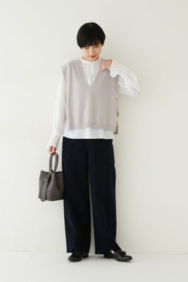 　◆コンポーネントニットベスト（０７７２２７０１０４）