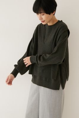 　◆コンポーネントニットベスト（０７７２２７０１０４）
