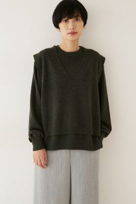 　◆コンポーネントニットベスト（０７７２２７０１０４）