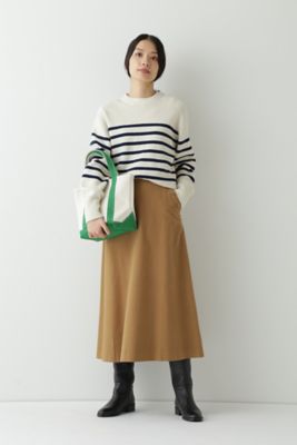 　◆ワッフルボーダーニット（０７７２２７０１０５）