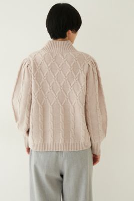 　◆ミックスケーブルニット（０７７２２７０１０８）