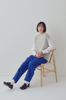 ニットベストトップス（０７７２２７０１０９）