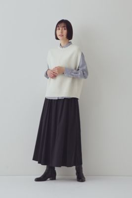 ニットベストトップス（０７７２２７０１０９）