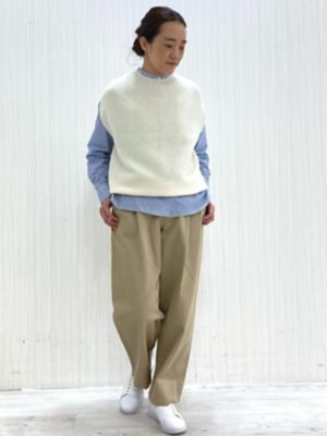 ニットベストトップス（０７７２２７０１０９）