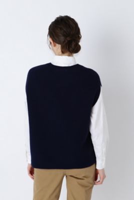 ニットベストトップス（０７７２２７０１０９）