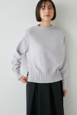 ＜human woman (Women)＞◆ローゲージコットンポリエステルニット（０７７２２７０２０２）