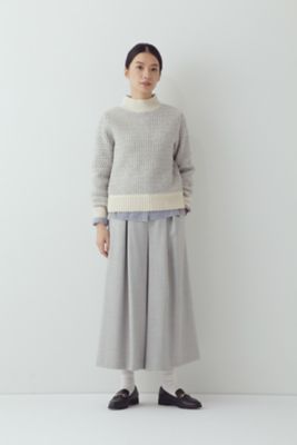 ◆ドットジャガードプルオーバーニット（０７７２２７０２０４）