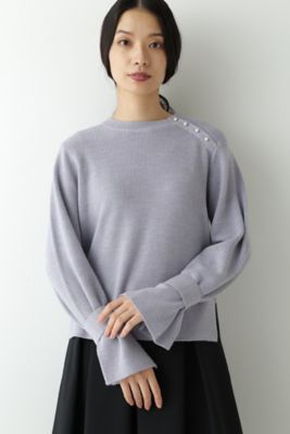＜human woman (Women)＞◆≪ａｒｒｉｖｅ　５ｅ≫パールボタンプルオーバー（０７７２２７０２０６）