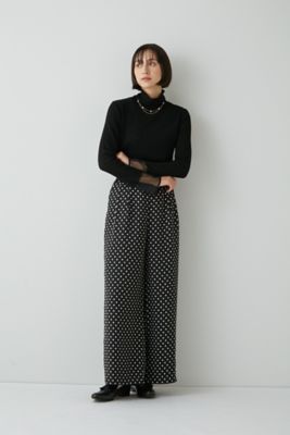 ◆５ｅ・袖シアータートルネックプルオーバー（０７７２２７０２０７）