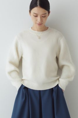 ＜human woman (Women)＞◆モヘヤスリーブニット（０７７２２７０２０８）