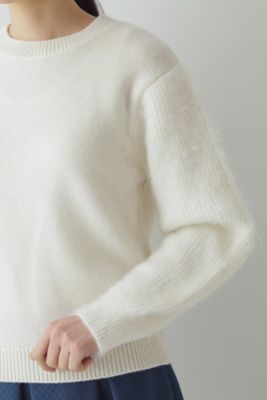 ◆モヘヤスリーブニット（０７７２２７０２０８）