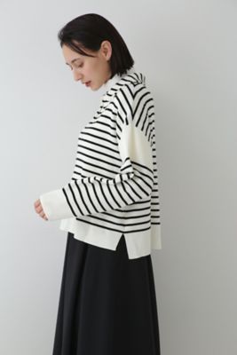 衿付きニットプルオーバー（０７７２２７０２１０）