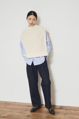 ◆ワッフル柄ニットベスト（０７７２２７０８０２）
