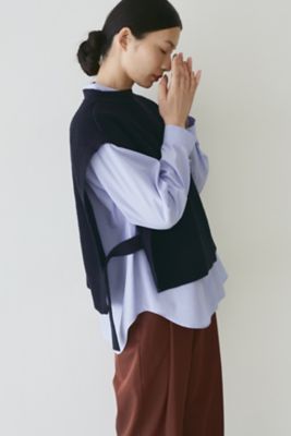 ◆ワッフル柄ニットベスト（０７７２２７０８０２）