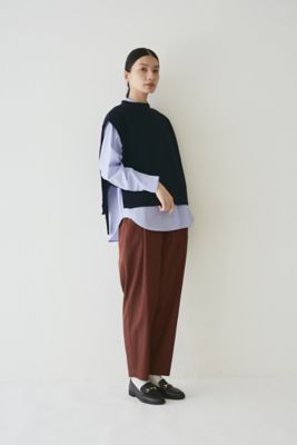 ◆ワッフル柄ニットベスト（０７７２２７０８０２）