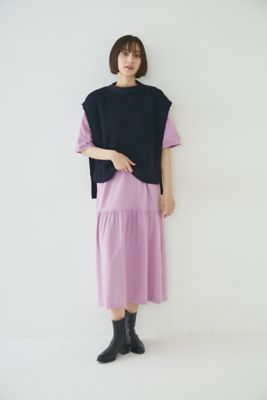 ◆ワッフル柄ニットベスト（０７７２２７０８０２）