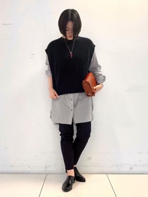 ◆ワッフル柄ニットベスト（０７７２２７０８０２）