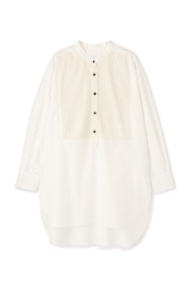 ◆５ｅ・布帛ドッキングチュニックプルオーバー（０７７２２７０９０９）
