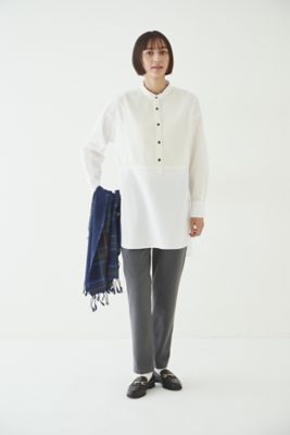 ◆５ｅ・布帛ドッキングチュニックプルオーバー（０７７２２７０９０９）