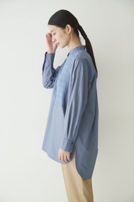 ◆５ｅ・布帛ドッキングチュニックプルオーバー（０７７２２７０９０９）