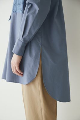 ◆５ｅ・布帛ドッキングチュニックプルオーバー（０７７２２７０９０９）